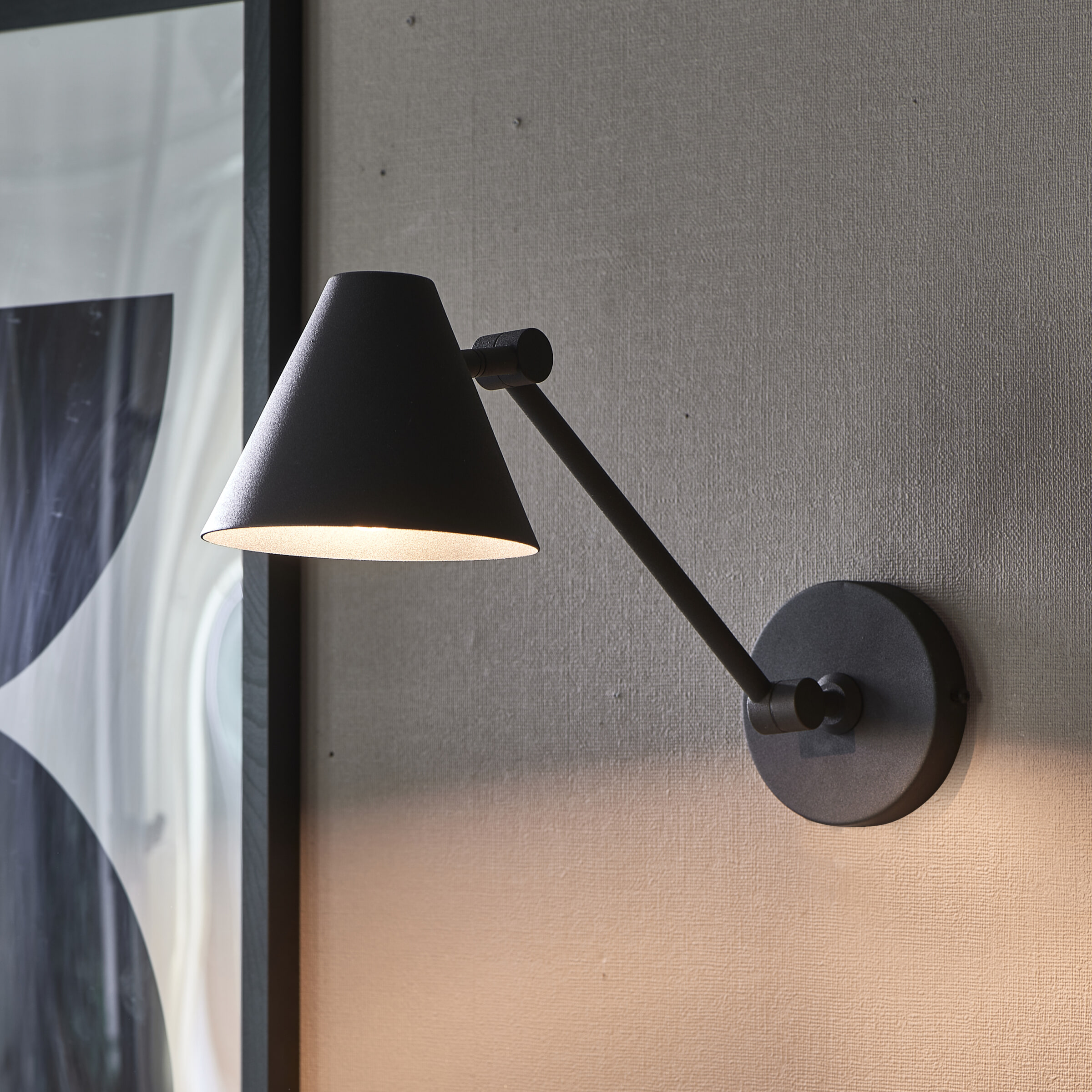 Rivièra Maison Wandlamp Metal - Zwart | Rivièra Maison