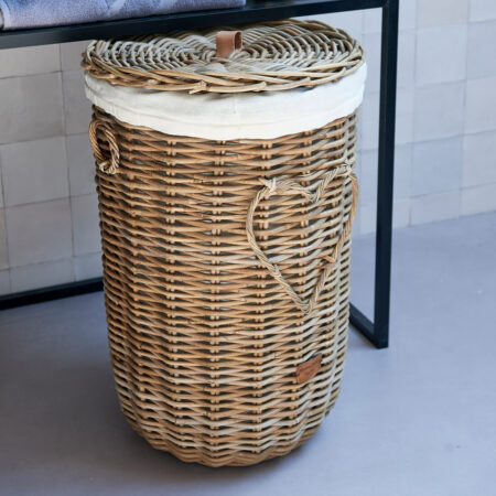 Rivièra Maison Wasmand Heart Rattan - Brown | Rivièra Maison