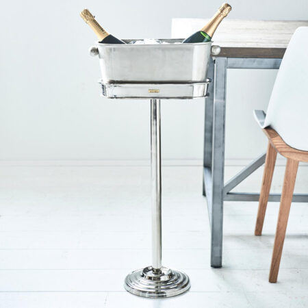 Rivièra Maison Wijnkoeler Paris Cooler Op standaard - Zilver | Rivièra Maison