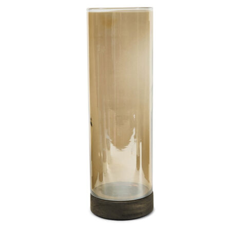 Riviera Maison Windlicht Selaire Hurricane Wood M | Riviera Maison