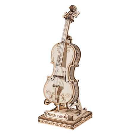 Robotime 3D Houten Puzzel Muziekinstrument Cello | Robotime