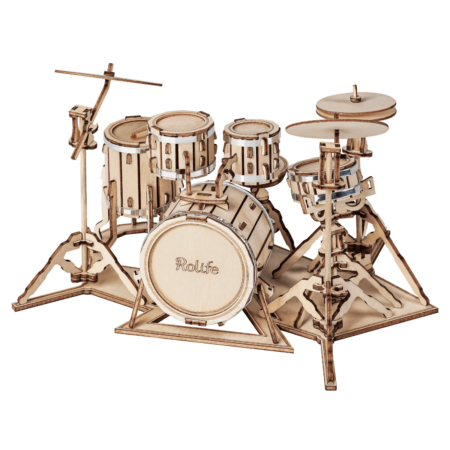 Robotime 3D Houten Puzzel Muziekinstrument Drumstel | Robotime