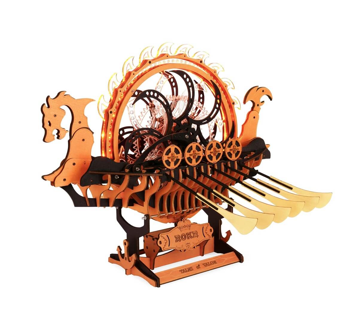 Robotime Houten Puzzel Dragon Viking Ship | Robotime