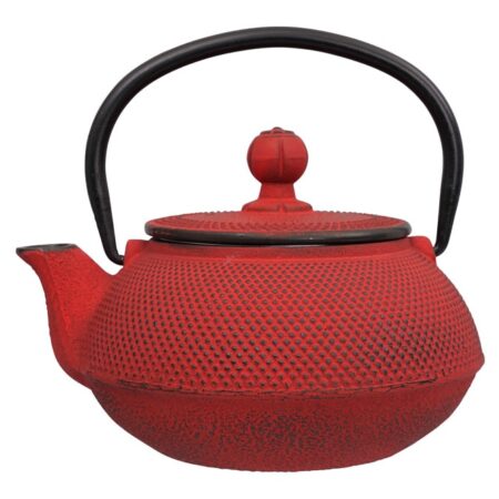 Rode Gietijzeren Theepot - Cast Iron - 600ml | Tokyo Design Studio