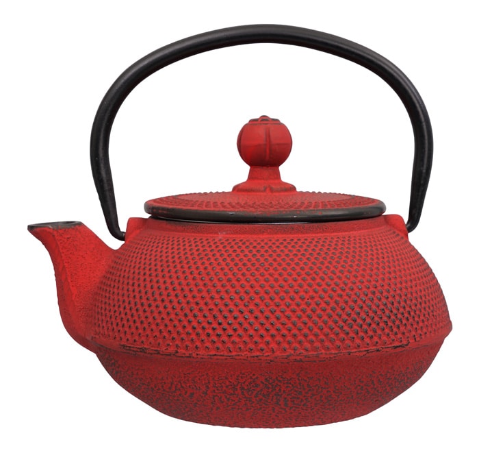 Rode Gietijzeren Theepot - Cast Iron - 600ml | Tokyo Design Studio