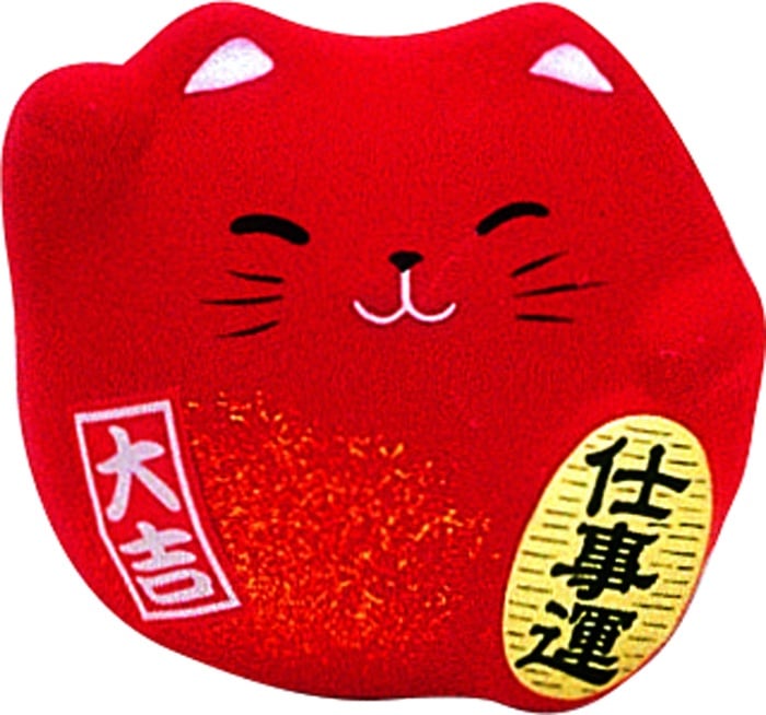 Rode Lucky Cats Figuur - The Oriental Shop - 5.5cm | Tokyo Design Studio