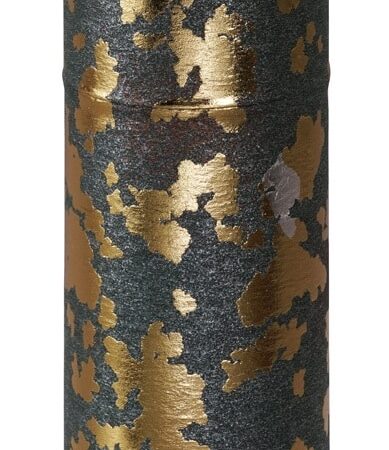 Roestvrij Stalen Theeblik - Tokyo Design Studio - Blauw Goud - 7.4x15.5cm 200gr | Tokyo Design Studio