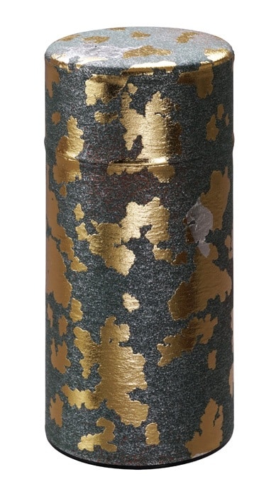 Roestvrij Stalen Theeblik - Tokyo Design Studio - Blauw Goud - 7.4x15.5cm 200gr | Tokyo Design Studio