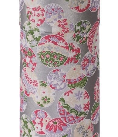 Roestvrij Stalen Theeblik - Tokyo Design Studio - Zilver Bloemen - 200gr 7.4x15.5cm | Tokyo Design Studio