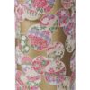 Roestvrij stalen theeblik - Tokyo Design Studio - Goud Bloemen - 200gr - 7.4x15.5cm | Tokyo Design Studio