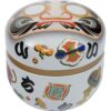 Roestvrijstalen Theeblik Daruma Wit - 8.25cm 80g | Tokyo Design Studio