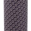 Roestvrijstalen Theeblik Donkerblauw met Bloemenpatroon - 200 gr - 7.6 x 15.5 cm | Tokyo Design Studio