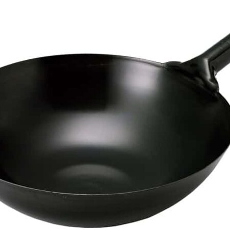Roestvrijstalen Wok Zwart - Tokyo Design Kitchen - 36cm | Tokyo Design Studio