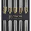 Roestvrijstalen eetstokjes - Tokyo Design Studio - 5 stuks