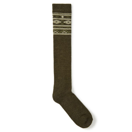 Rolestown alpaca sokken Olive Long | Dubarry