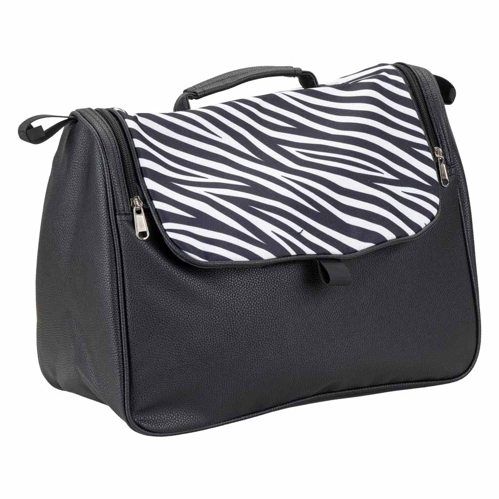 Rollatortas skai leer met motief en ritssluiting | Maak een keuze : Zebraprint | ThuiszorgwinkelXL