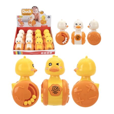 Rollende eend 12cm 2 assorti | Merkloos