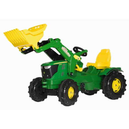 Rolly Toys rollyFarmtrac John Deere 6210R traptrekker met voorlader | Rolly Toys
