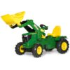 Rolly Toys rollyFarmtrac John Deere 6210R traptrekker met voorlader en luchtbanden | Rolly Toys