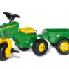 Rolly Toys rollyTrac John Deere traptrekker met aanhanger | Rolly Toys