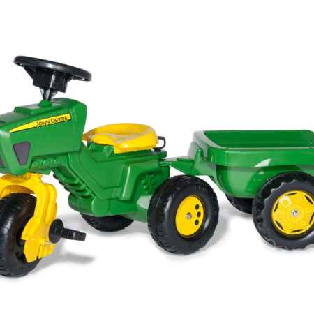Rolly Toys rollyTrac John Deere traptrekker met aanhanger | Rolly Toys