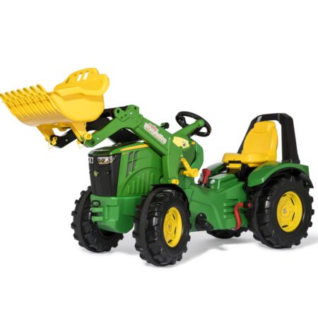 Rolly Toys rollyX-Trac Premium John Deere traptrekker 8400R incl voorlader en handrem | Rolly Toys