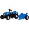 Rolly Toys traptrekker met aanhanger - rollyKid New Holland TVT 190 | Rolly Toys