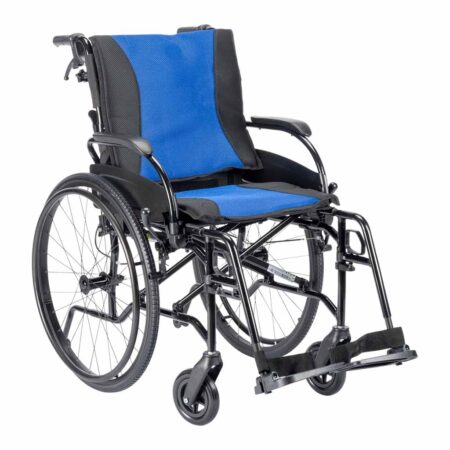 Rolstoel Air - Extra licht (12 kg) | Kies uw kleur : Blauw | MultiMotion | MultiMotion