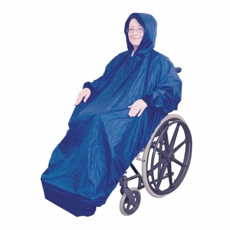 Rolstoel Poncho gevoerd met mouwen en capuchon | ThuiszorgwinkelXL