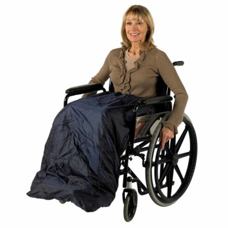 Rolstoel schootkleed Deluxe gevoerd | Splash | Donkerblauw | Rolstoel accessoires | PR34020-D | Splash