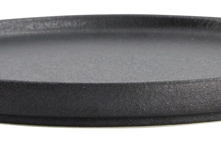 Rond bord matzwart - Tokyo Design Studio - Yuzu Black - 23.9x2.2cm | Tokyo Design Studio
