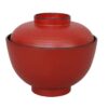 Rood/Zwarte Lacquerware Kom - The Oriental Shop - 300ml - 10.8 x 6.35cm | Tokyo Design Studio