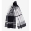Rosefield Tartan Scarf Monochrome | Barbour