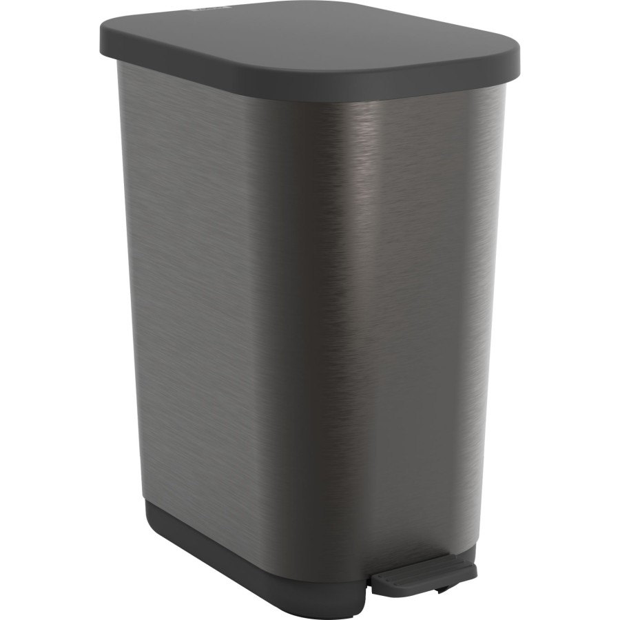 Rotho Pedaalemmer Ribo 35l Zwart | Rotho