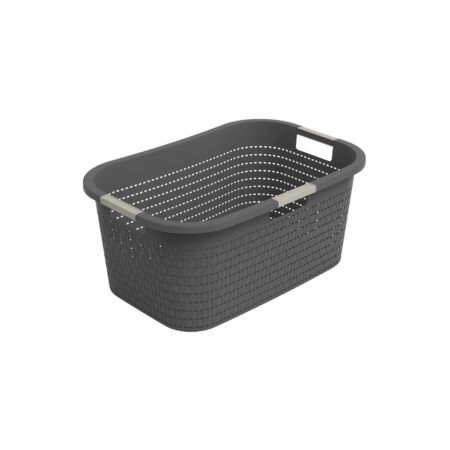 Rotho Wasmand Country 40L antraciet | Rotho