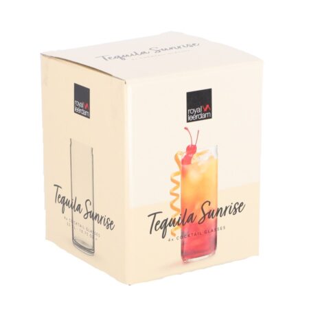 Royal Leerdam Tequila Sunrise Glas Set 4 | Royal Leerdam