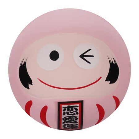 Roze Daruma Pop - Traditioneel Japans Gelukssymbool - 6 x 6 x 6cm | Tokyo Design Studio