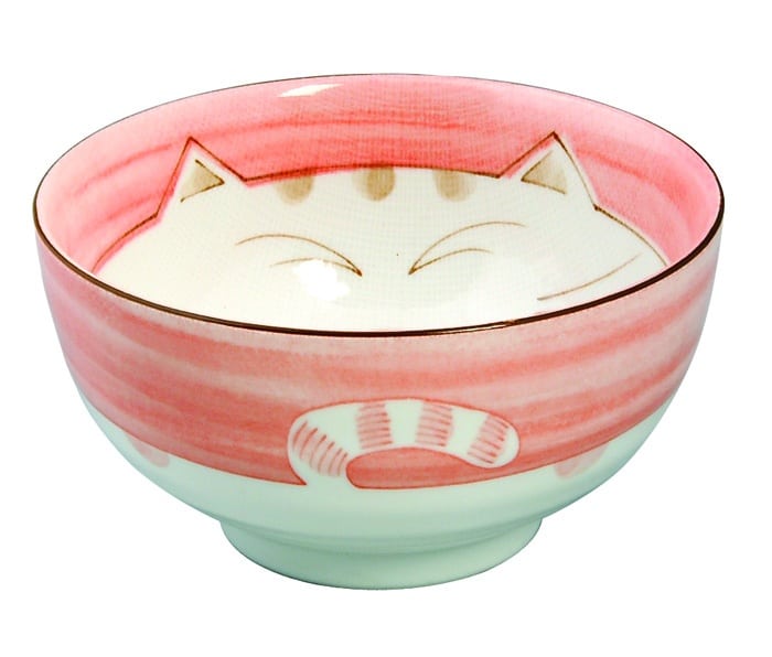Roze Kom - Kawaii Cat - 16cm 800ml | Tokyo Design Studio