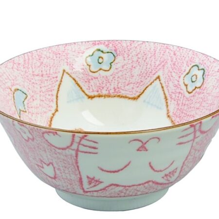 Roze Kom - Kawaii Cat - 500ml - 15.3 x 8 cm | Tokyo Design Studio