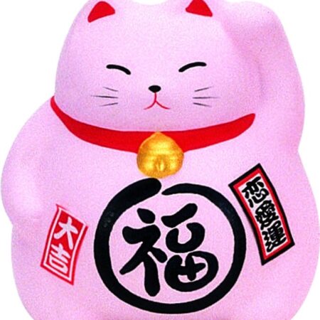 Roze Lucky Cats Figuur - The Oriental Shop - 9cm | Tokyo Design Studio