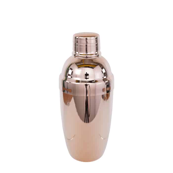 Roze Roestvrij Stalen Cocktail Shaker - 530ml | Tokyo Design Studio