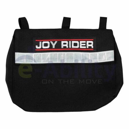 Rugleuning tas voor JoyRider elektrische rolstoel | e-Ability | 1 vak | Met reflectie | Zwart | Nylon | e-Aa0003 | e-Ability