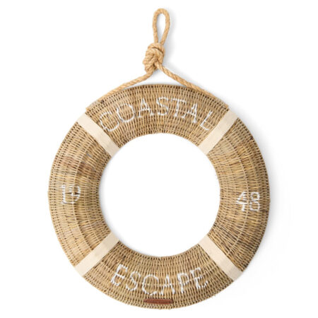 Rustic Rattan Lifebuoy | Riviera Maison