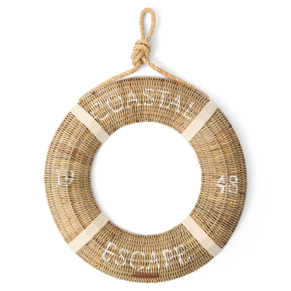 Rustic Rattan Lifebuoy | Riviera Maison