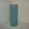 Rustieke kaars groot / Licht blauw | DecoImport
