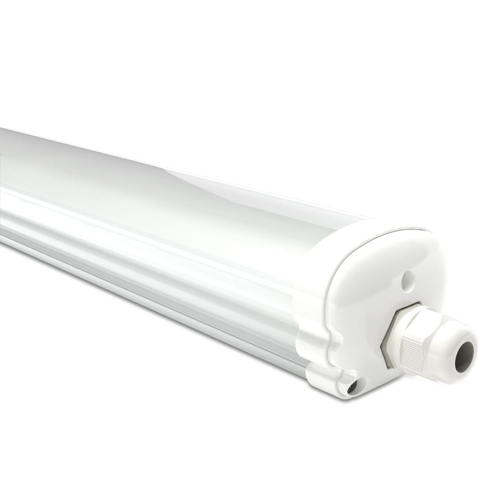 S-Series - LED TL armatuur 150cm - IP65 Waterdicht - 32 Watt 5120 Lumen (160lm/W) - 6500K Daglicht wit - Koppelbaar - IK07 - Tri-Proof plafondverlichting | HOFTRONIC