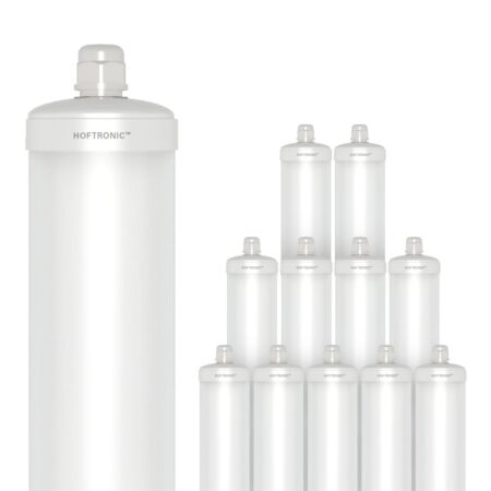 S-Series - Set van 12 LED TL armaturen 150cm - IP65 Waterdicht - 48 Watt 5760 Lumen (120lm/W) - 4000K neutraal wit - Koppelbaar - IK07 - Tri-Proof plafondverlichting | HOFTRONIC