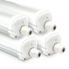 S-Series - Set van 4 LED TL armaturen 150cm - IP65 Waterdicht - 48 Watt - 5760 Lumen - 6500K Daglicht wit - Koppelbaar - IK07 - S-Series Tri-Proof plafondverlichting | HOFTRONIC