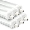 S-Series - Set van 6 LED TL armaturen 120cm - IP65 Waterdicht - 36 Watt - 4320 Lumen - 4000K Neutraal wit - Koppelbaar - IK07 - S-Series Tri-Proof plafondverlichting | HOFTRONIC