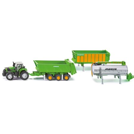 SIKU Deutz met Joskin aanhangerset | Siku
